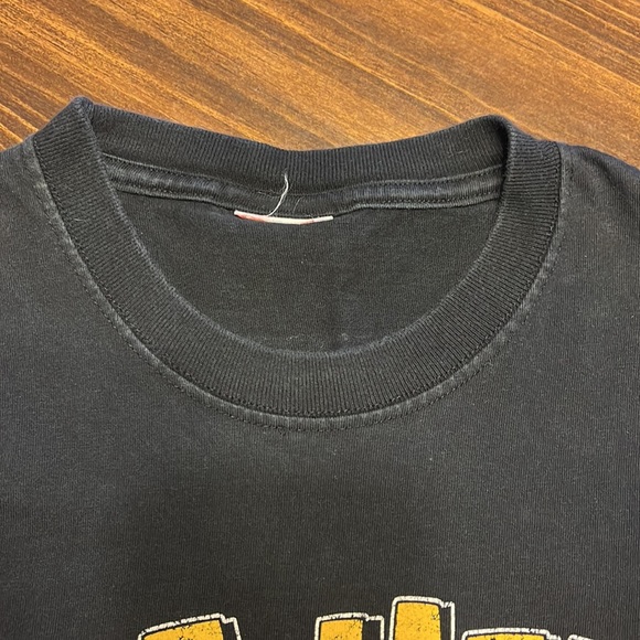 HEE HAW ATHLETICS GRAPHIC TEE YELLOW BLACK SIZE SMALL - Picture 3 of 5